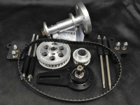 Ford SB-BB FUEL PUMP BELT DRIVE  NO  MOTORPLATE   with 4 or 7 bolt Balancer